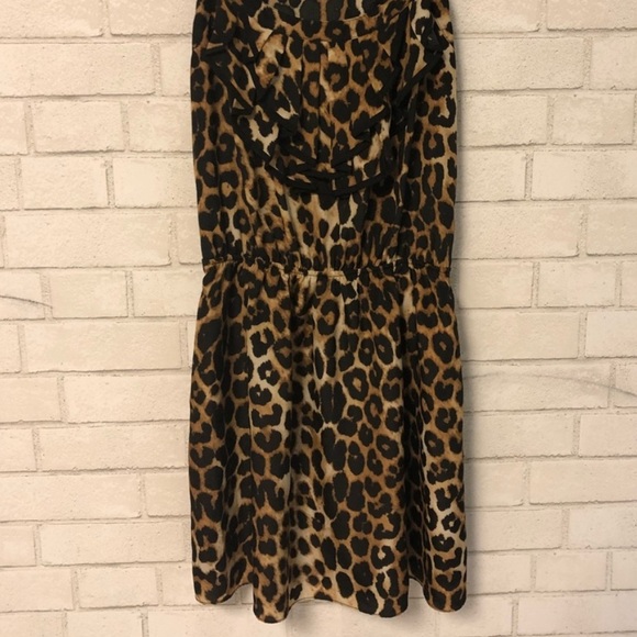 NWT’s Express leopard print dress size extra small - Picture 3 of 6